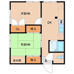 グリーンハウスの物件間取画像